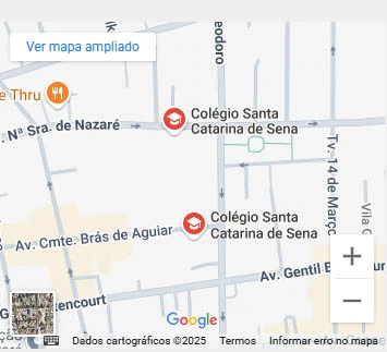 mapa Colégio Santa Catarina de Sena